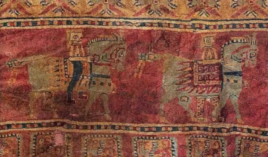 Rider detail from the original carpet
