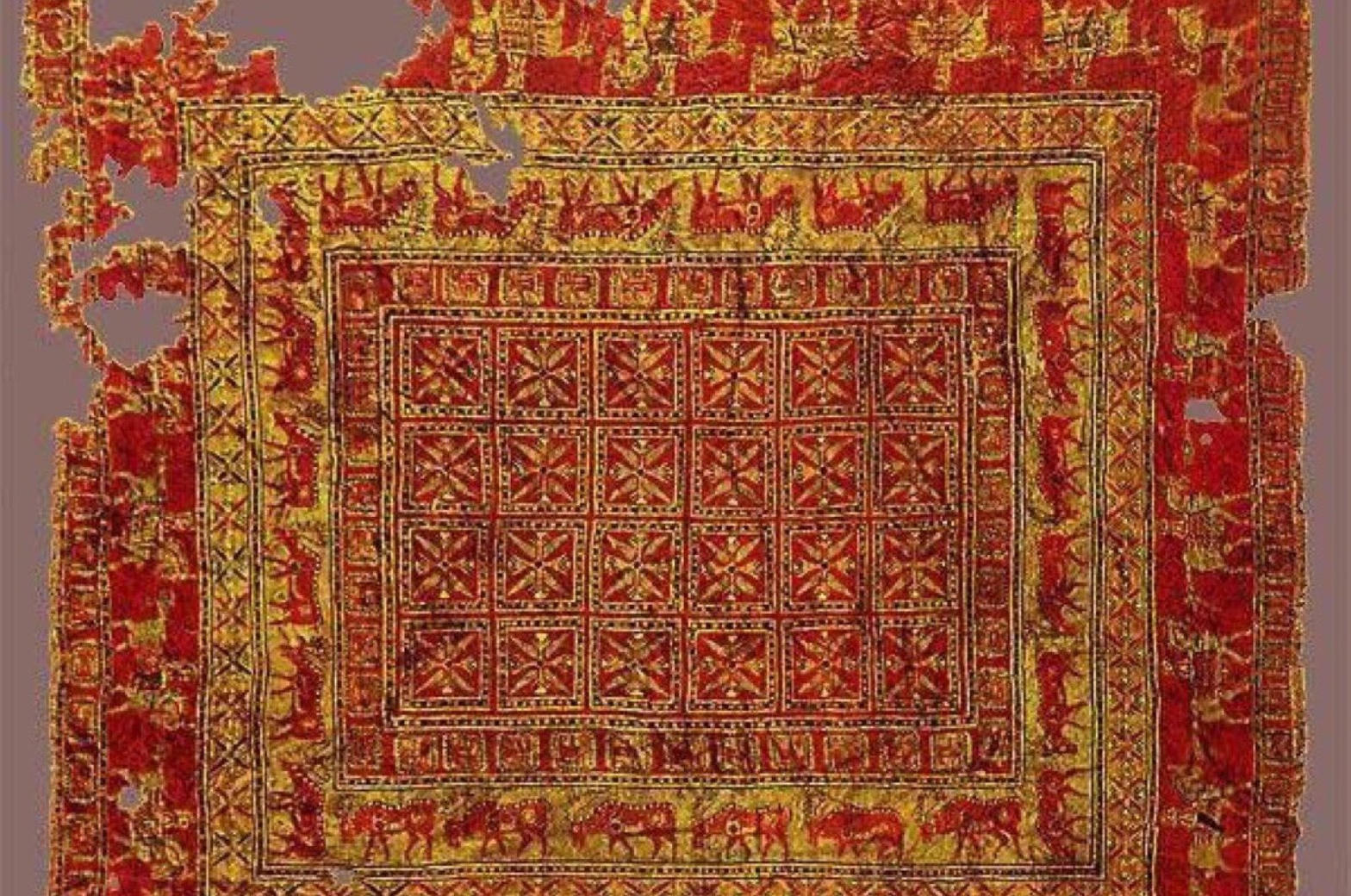 The Pazyryk carpet, overall view